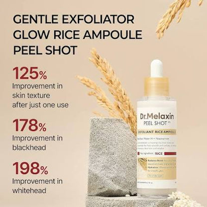 DR.MELAXIN Peel Shot Rice Ampoule 80ml