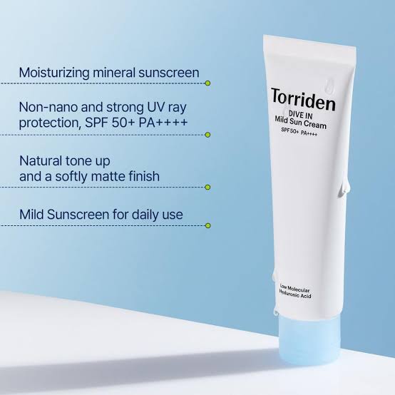 TORRIDEN DIVE-IN Mild Sun Cream SPF50+ PA++++ 60ml