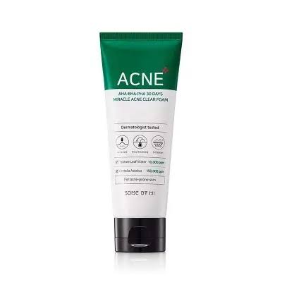 Some By Mi - AHA, BHA, PHA 30 Days Miracle Acne Clear Foam 100ml