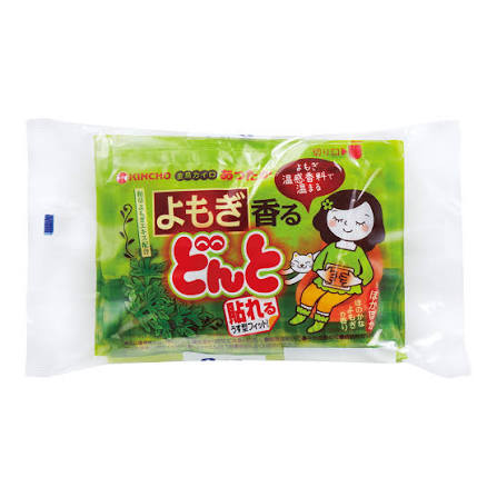 KINCHO Kaoru Donto Mugwort Stick-On Body Warmers 8pcs