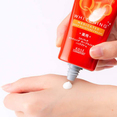 KOSE CoenRich Q10 Hand Cream Fragrance-Free 80g
