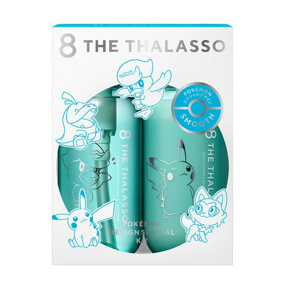 8 THE THALASSO Pokemon Marine Mineral Refreshing Shampoo & Conditioner Set