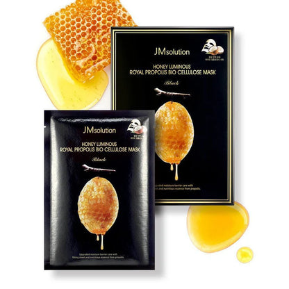 JMSOLUTION Honey Luminous Propolis Mask 30ml x 10pcs