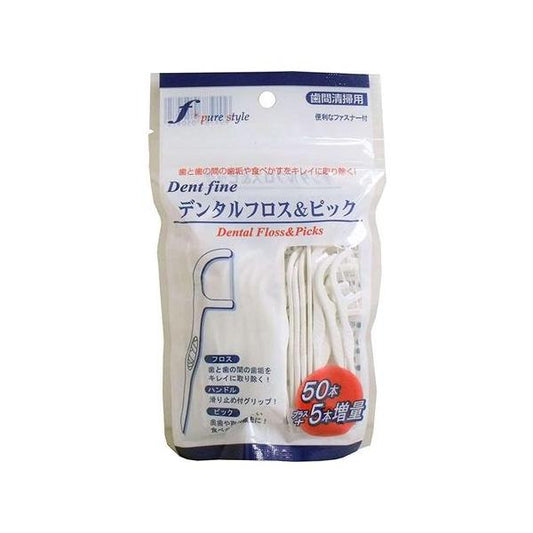 CREATE Dentfine Dental Floss & Picks 55pcs