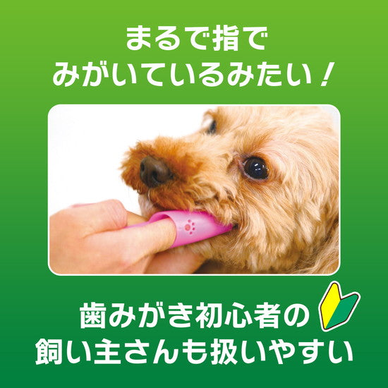 LION PETKISS Finger Toothbrush 1pc