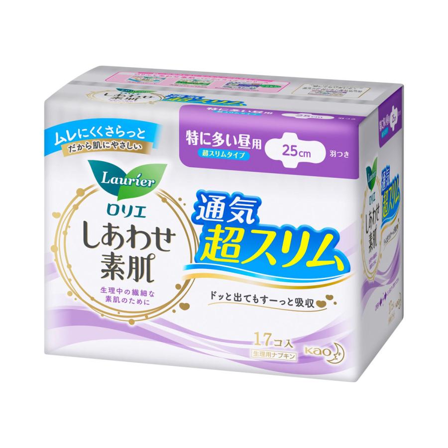 KAO LAURIER SANITARY NAPKIN WING 25CM*17PCS