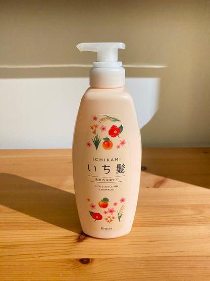 ICHIKAMI Moisturizing Shampoo Conditioner Set 480ml + 480g