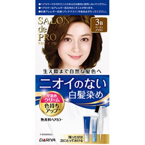 DARIYA SALON DE PRO NO SMELL HAIR COLOR #3B（DARIYA 白发染发剂 3B 米棕色