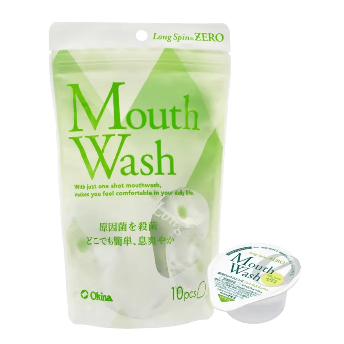 OKINA Long Spin Portable Jelly Mouthwash 10pcs