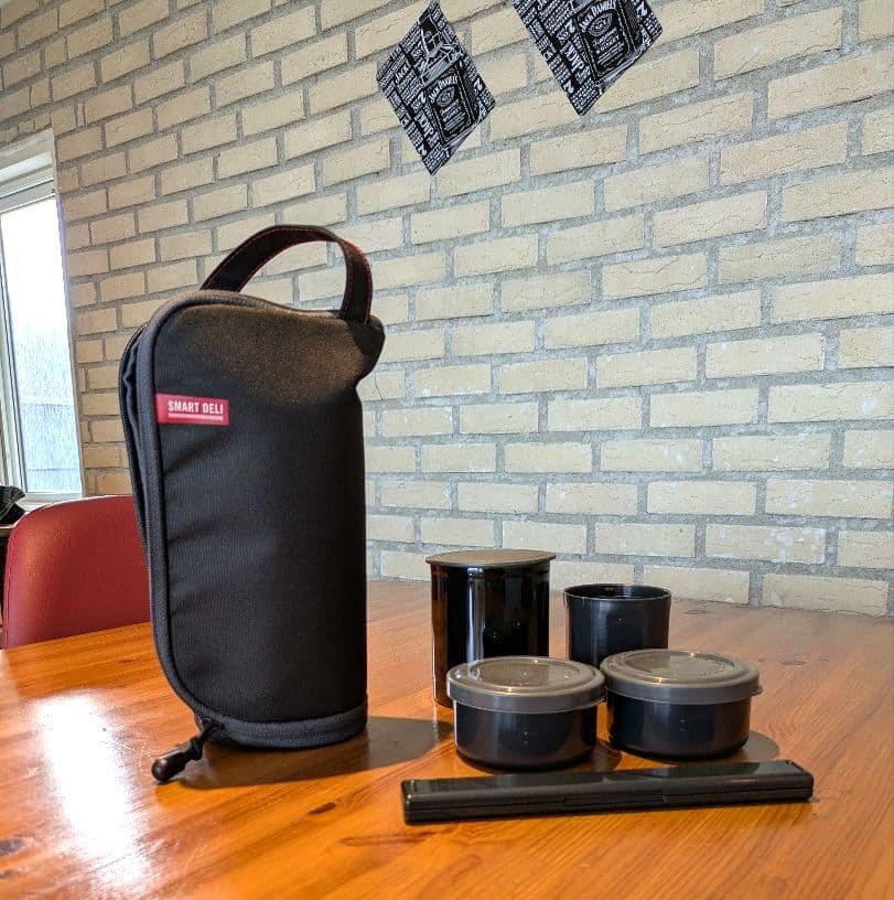 ZOJIRUSHI Insulated Lunch Box Set Black