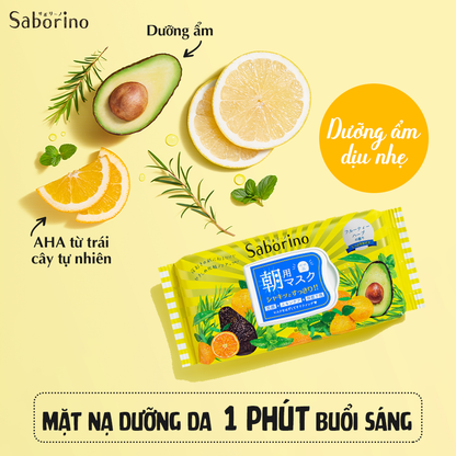 SABORINO Morning Face Mask Fruity 32 Sheets