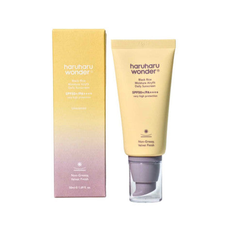 Haruharu Wonder - Black Rice Moisture Airyfit Sunscreen SPF50+/PA++++ 50ml