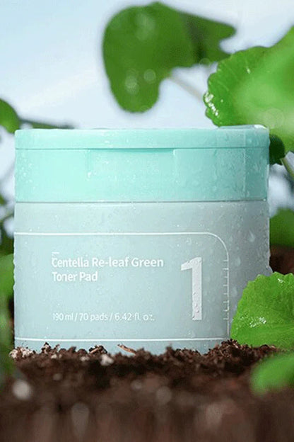 Numbuzin - No.1 Centella Re-Leaf Green Toner Pad 190ml (70 Pads)