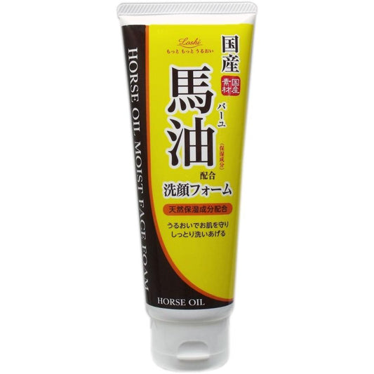 LOSHI Horse Oil Moisturizing Cleanser 130g（COSMETEX ROLAND 马油保湿洁面 130g