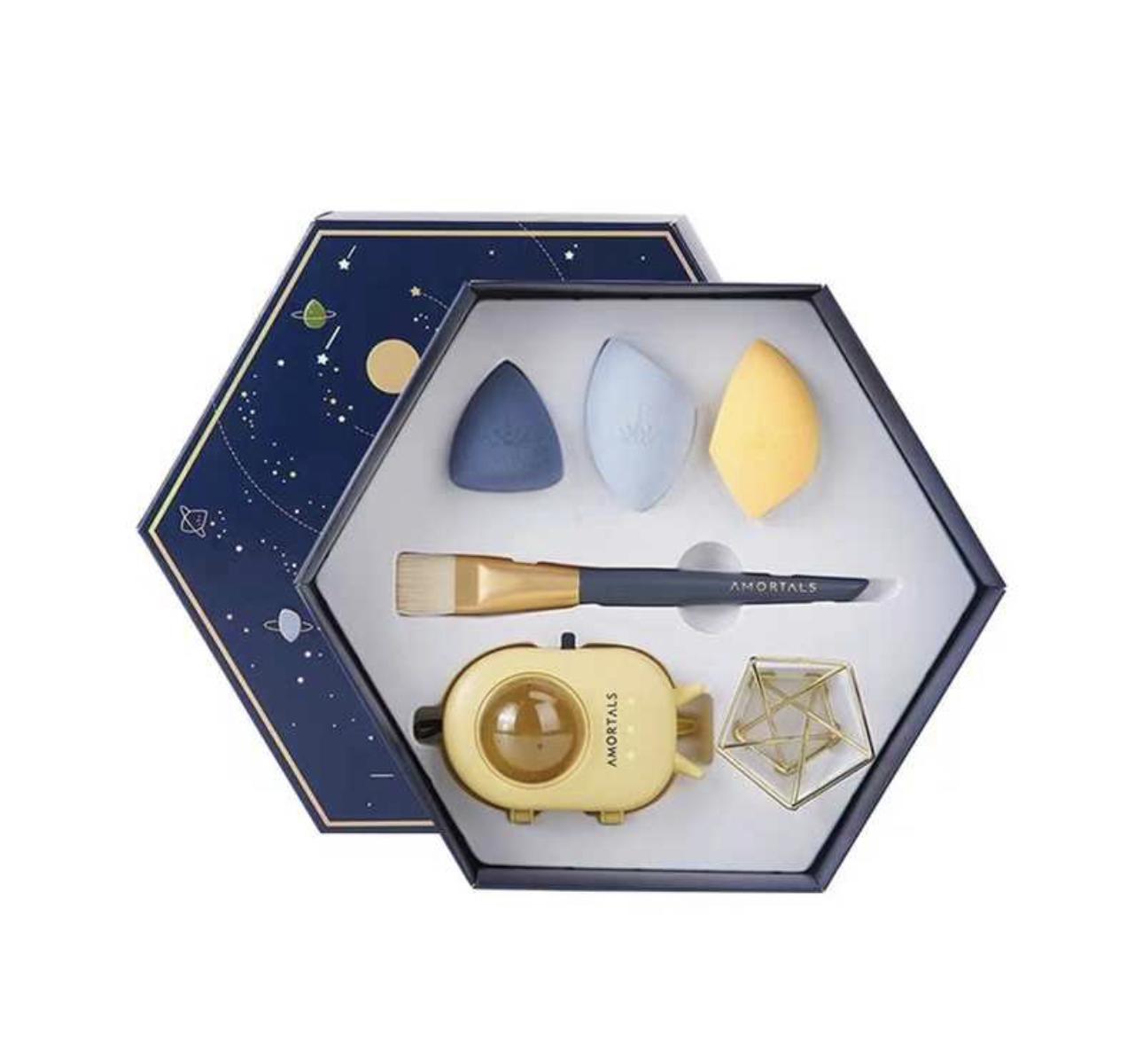 AMORTALS Minions Space Pod Beauty Sponge Set 3pcs