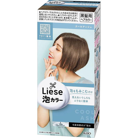 KAO LIESE BUBBLE HAIR COLOR COOL ASH LAW17