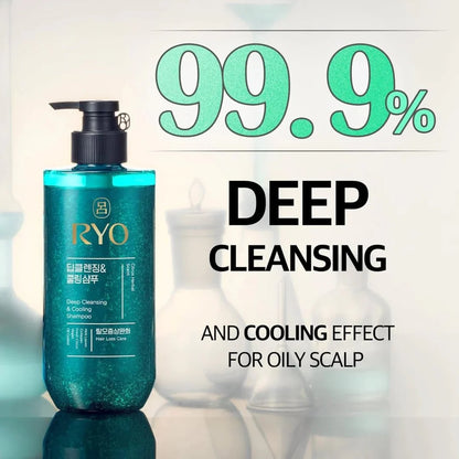 Ryo Deep Cleansing & Cooling Shampoo & Conditioner 480ml