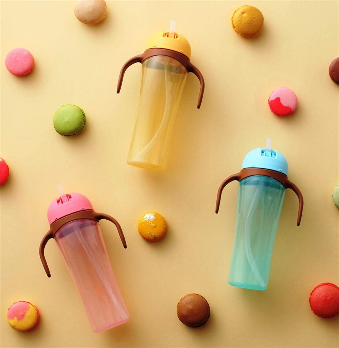 PIGEON Straw Bottle Tall 330ml