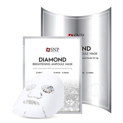 SNP Diamond Brightening Ampoule Mask 10pcs