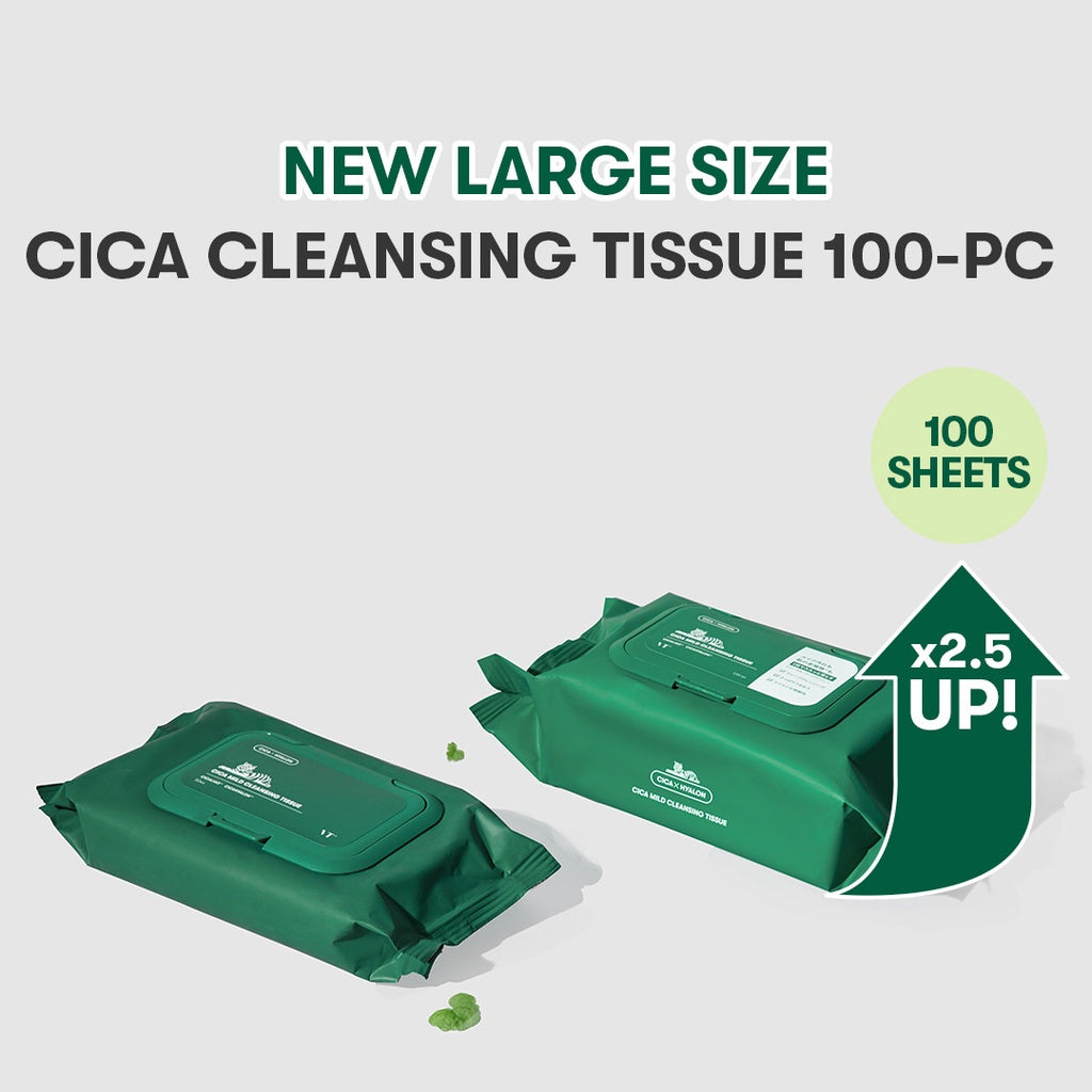 VT CICA Mild Cleansing Makeup Remover Wipes 50Pcs