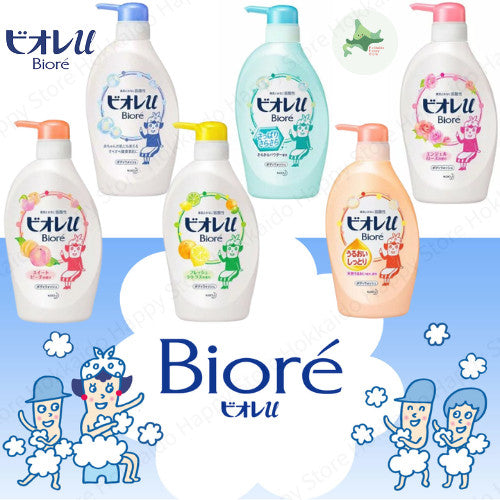 Biore U Moisturizing Body Wash Sweet Peach Scent 480ml