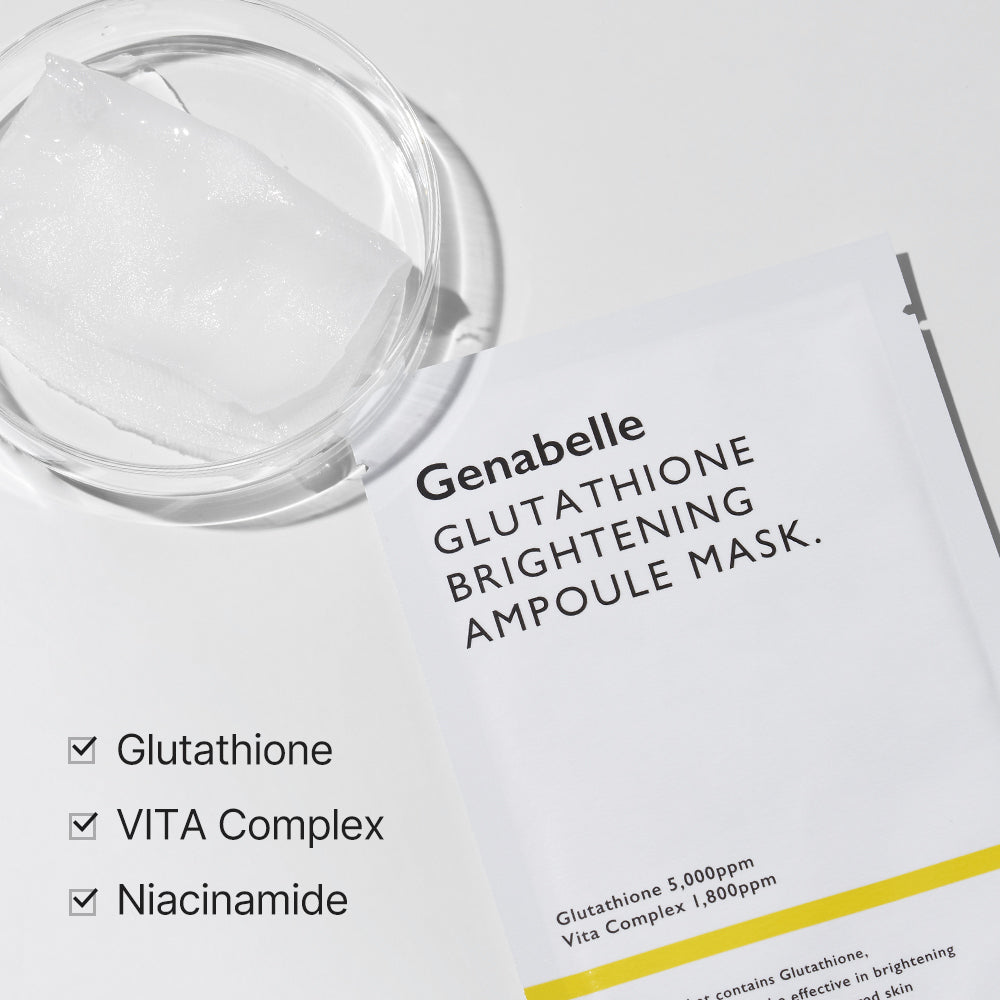 Genabelle Glutathione Brightening Ampoule Mask