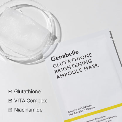 Genabelle Glutathione Brightening Ampoule Mask