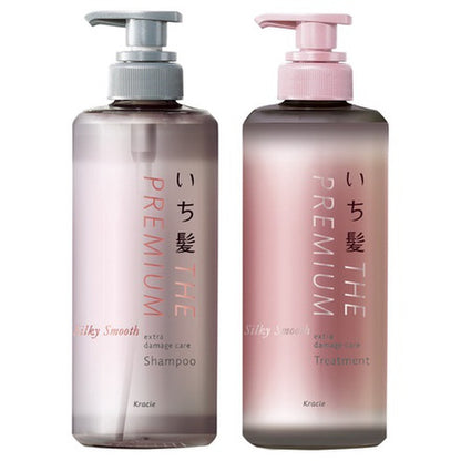 Kracie Ichikami Silicone-Free Amino Acid Refreshing Shampoo & Conditioner – 480 ml