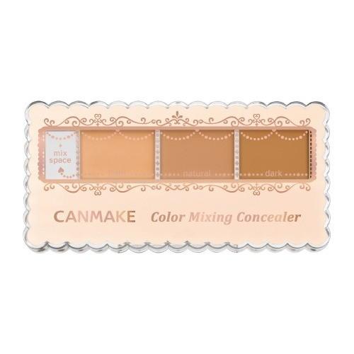 CANMAKE COLOR MIXING CONCEALER 02 NATURAL BEIGE（CANMAKE 井田三色遮瑕盘 02自然色