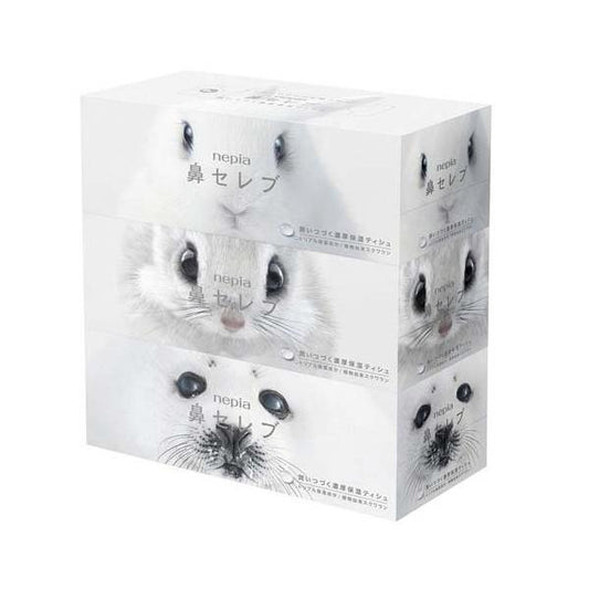 Nepia Nose Celeb Premium Facial Tissues – Ultra Soft, 3-Box Pack