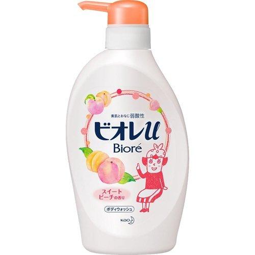 KAO BIORE BODY WASH PEACH SCENT 480ML（碧柔桃子沐浴露