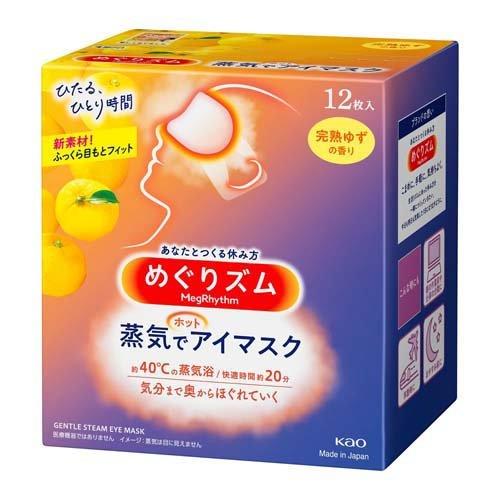 Kao MegRhythm Steam Eye Masks Yuzu 12 Pc