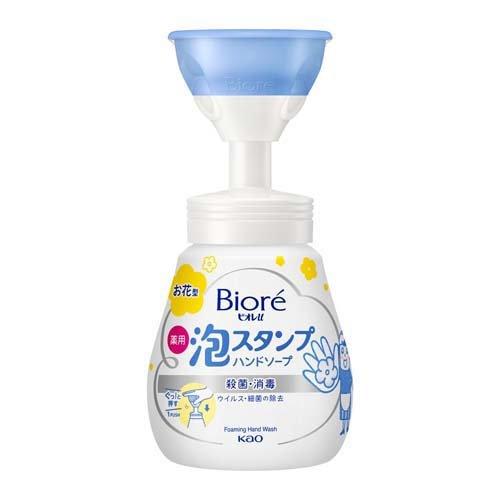 Kao Biore Foam Flower Stamp Hand Soap 240ml（花王 花朵按压泡沫洗手液）