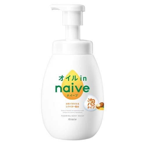 KRACIE Naive Body Wash Foam Bouquet Fragrance 530ml