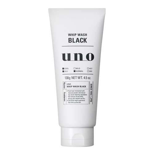 UNO MEN'S WHIP WASH OIL CONTROL FACIAL CLEANSER 130G(UNO 男士洗面奶 黑色控油型)