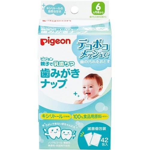 PIGEON Baby Teeth Cleaning Wipes 42 Pack(PIGEON 贝亲婴儿洁牙湿巾 42包入