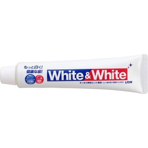 LION White & White Toothpaste 150g（LION狮王美白牙膏）