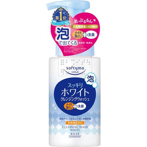 Kose Cosmeport Softymo White Foam Cleansing Wash 200ml（KOSE 美白泡沫洁面 200ML）