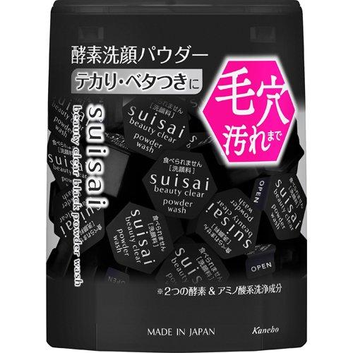 Kanebo Suisai Beauty Clear Black Powder Wash – 0.4 g × 32 Capsules
