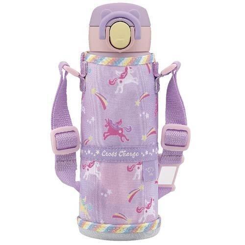 Zojirushi Children's One-touch Stainless Steel Thermos Cup 480ML Unicorn Purple