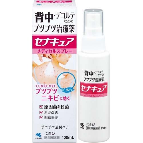 Kobayashi Pharmaceutical Back Acne Marks and Blackheads Spray 100G (小林制药 丽治背粒消无瑕喷剂)