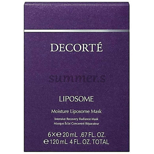 【Pre-order】DECORTE MOISTURE LIPOSOME MASK 6PCS