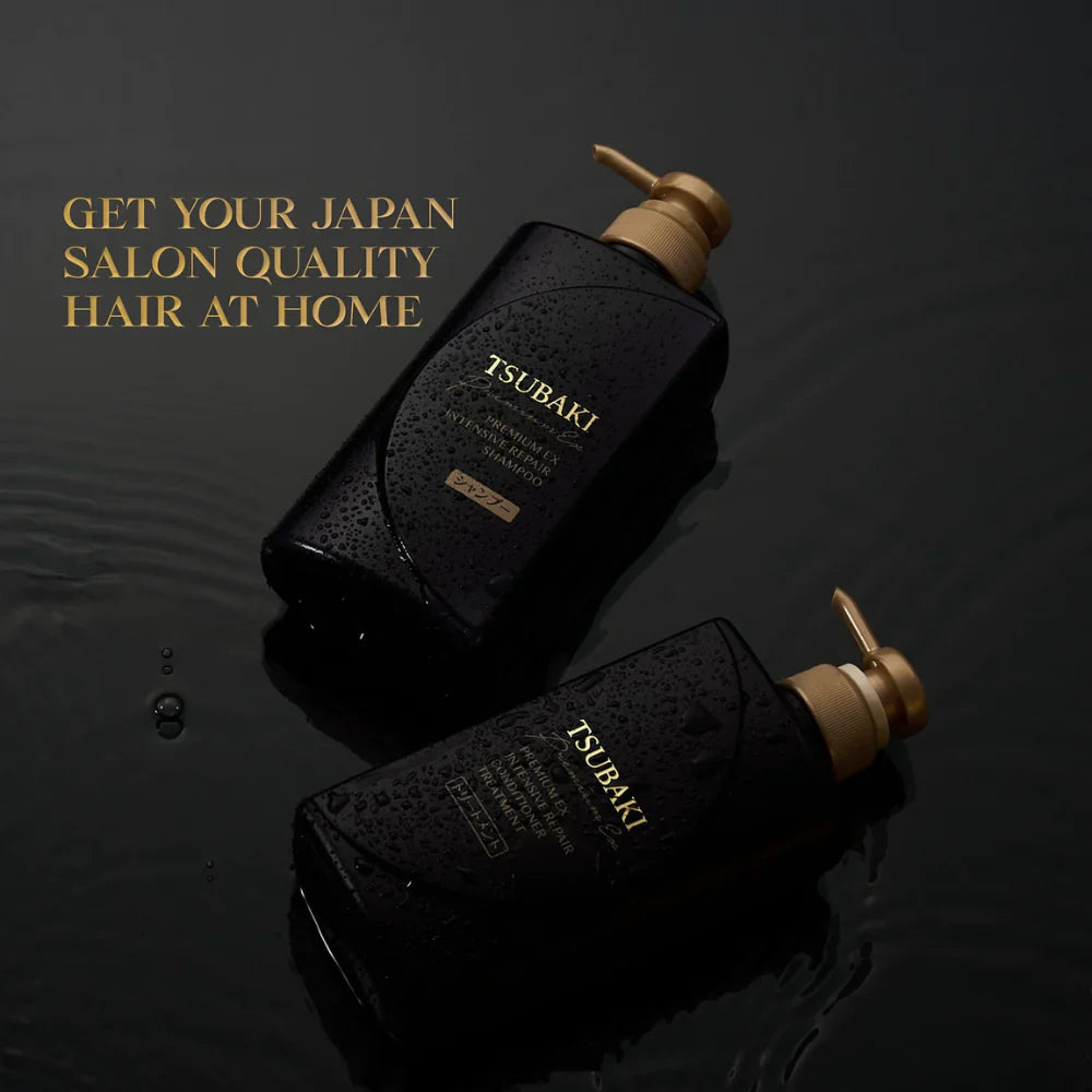 Shiseido TSUBAKI Premium EX Repair Shampoo & Conditioner 490 ml