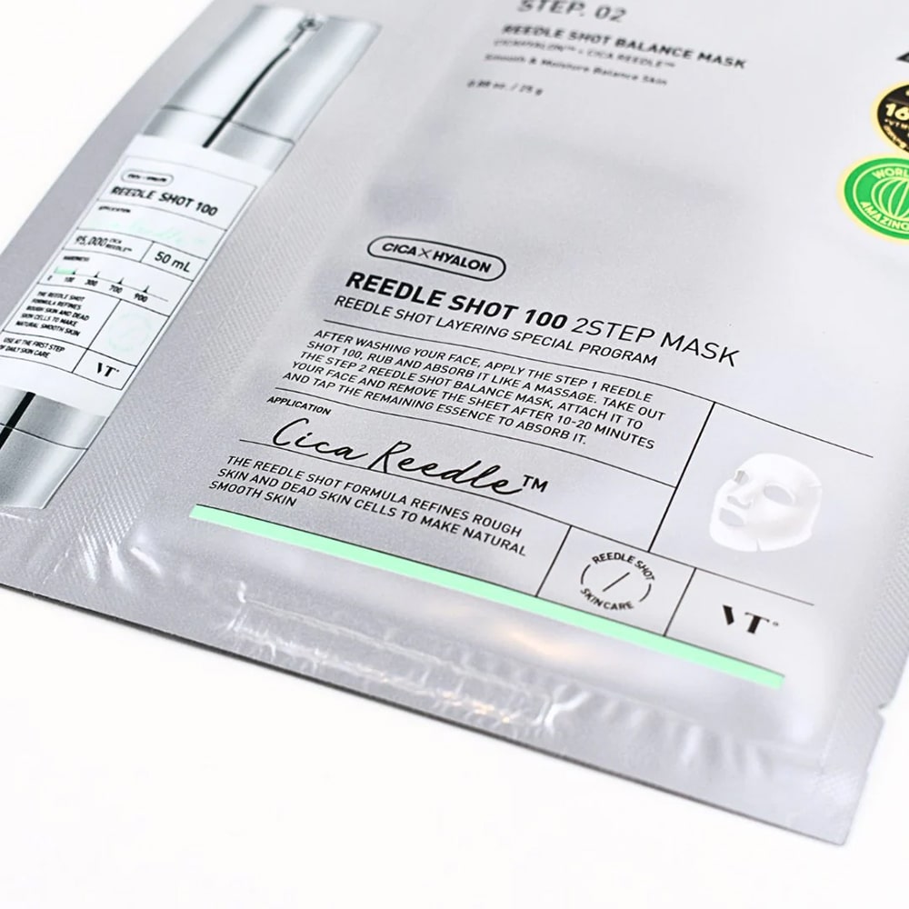 VT Cosmetics - Mild Reedle Shot 100 2-Step Mask