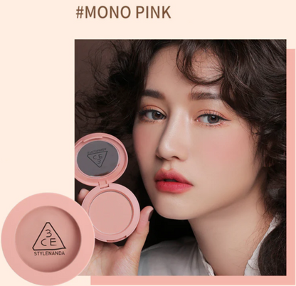 3CE  single color FACE BLUSH MONO PINK 5g