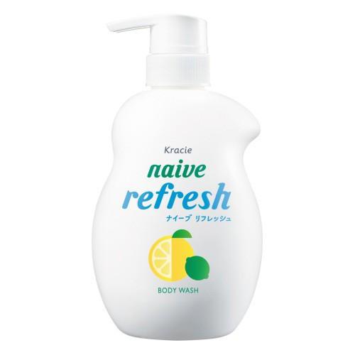 KRACIE NAIVE BODY WASH GRAPEFRUIT 530ML（NAIVE沐浴露柠檬