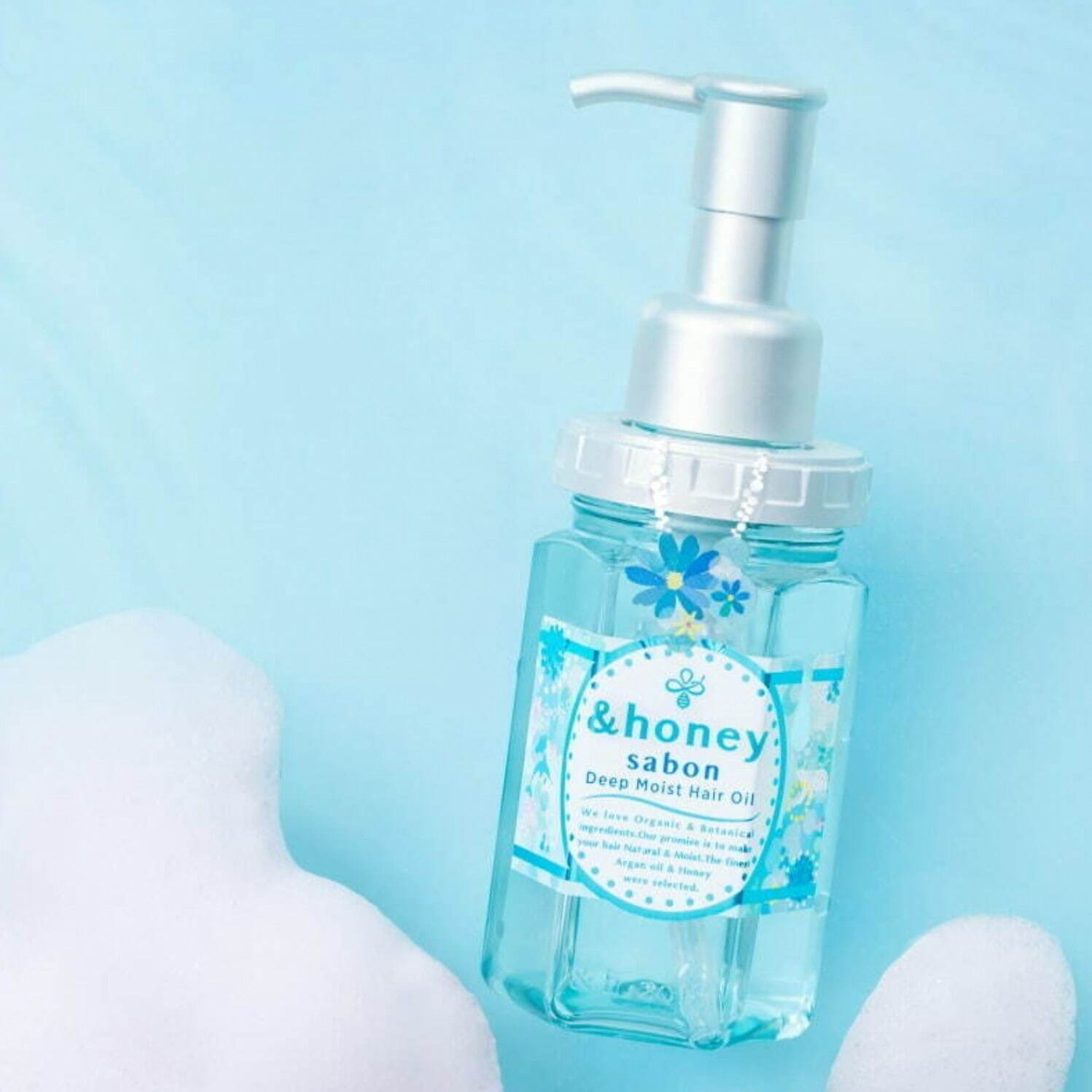 &honey Sabon Deep Moist Hair Oil Emerald Blue Honey 100ml