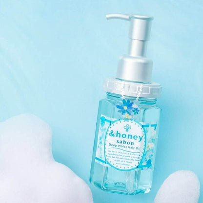 &honey Sabon Deep Moist Hair Oil Emerald Blue Honey 100ml