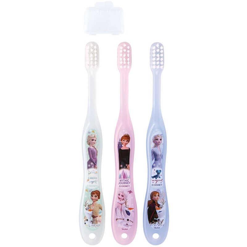 SKATER Frozen II Kids Toothbrush Set 3pcs with Cap