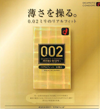 OKAMOTO 002 Real Fit Condoms 6pcs